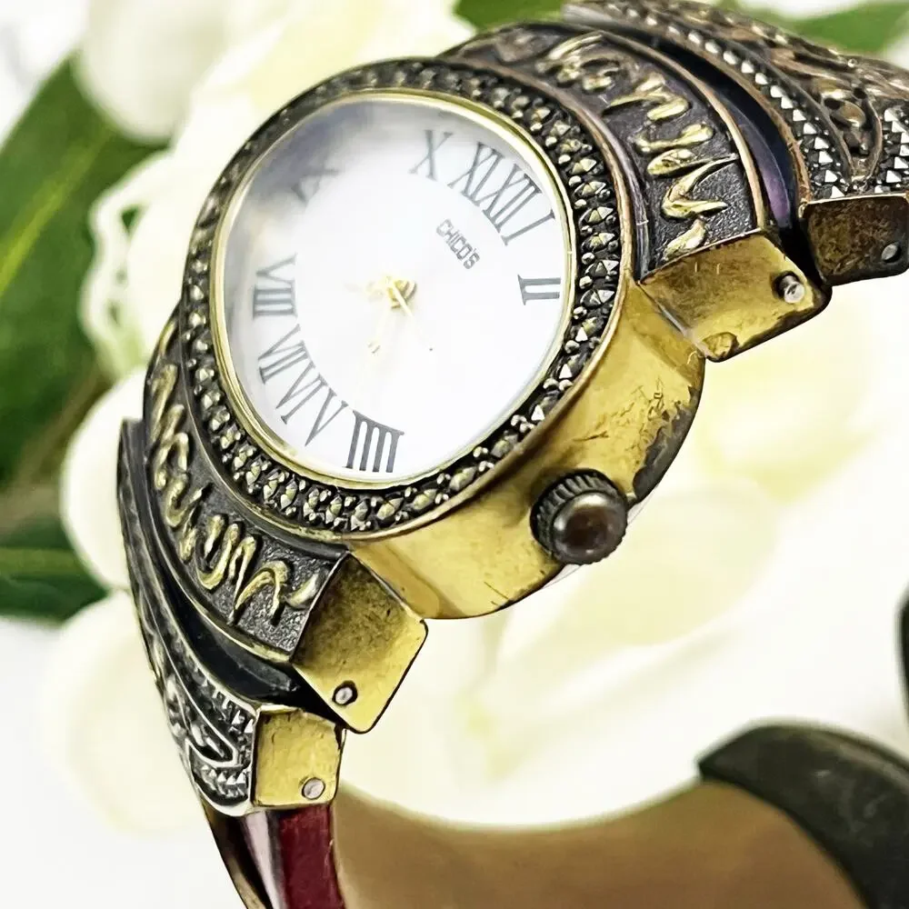 Chico's Hinged Cuff Watch